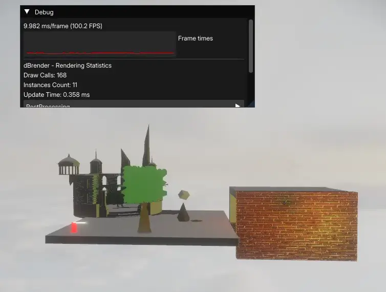 Frustum Culling in dBengine