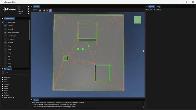 Pathfinding in dBengine