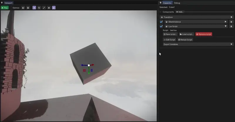 Scripting in dBengine